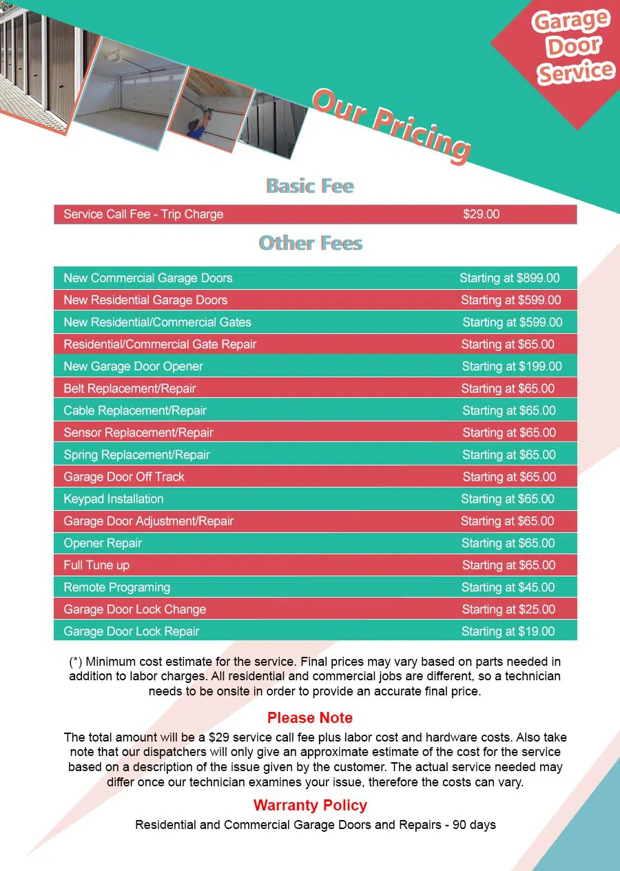 Central Garage Door Repair Service Lake Station, IN 219-240-1004